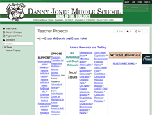 Tablet Screenshot of bulldogteacherprojects.wikispaces.com