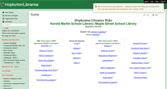 Desktop Screenshot of hopkintonlibraries.wikispaces.com