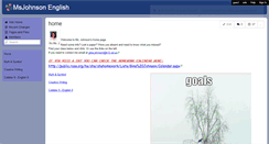 Desktop Screenshot of gjohnsonenglish.wikispaces.com