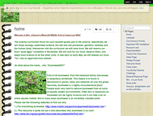 Tablet Screenshot of duckweed205.wikispaces.com