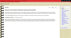 Desktop Screenshot of columbusplc.wikispaces.com