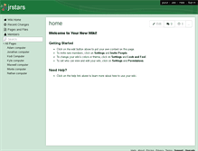 Tablet Screenshot of jrstars.wikispaces.com