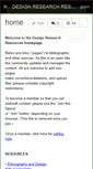 Mobile Screenshot of designresearch.wikispaces.com