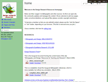 Tablet Screenshot of designresearch.wikispaces.com