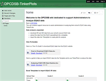 Tablet Screenshot of dpcdsb-tinkerplots.wikispaces.com