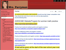 Tablet Screenshot of lperryman.wikispaces.com