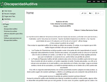 Tablet Screenshot of discapacidadauditiva.wikispaces.com