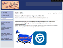 Tablet Screenshot of hs-mathematics.wikispaces.com