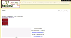 Desktop Screenshot of cslasmackdown.wikispaces.com
