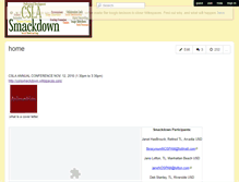 Tablet Screenshot of cslasmackdown.wikispaces.com