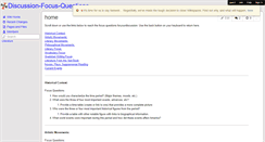 Desktop Screenshot of discussion-focus-questions.wikispaces.com