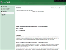 Tablet Screenshot of crm365.wikispaces.com