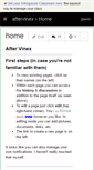 Mobile Screenshot of aftervinex.wikispaces.com