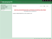 Tablet Screenshot of dacaeopnp10.wikispaces.com