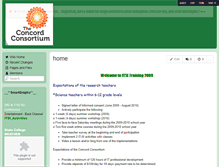 Tablet Screenshot of concordconsortium.wikispaces.com