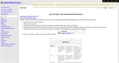 Desktop Screenshot of clearlakeiowa.wikispaces.com