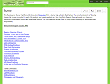 Tablet Screenshot of innovationhs.wikispaces.com