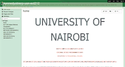 Desktop Screenshot of kennedyobiero-uon-ect212.wikispaces.com