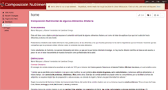 Desktop Screenshot of composicionnutrimentalcomidachatarra.wikispaces.com