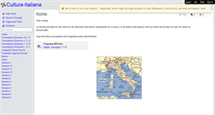 Desktop Screenshot of cultura-italiana.wikispaces.com