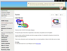 Tablet Screenshot of icwc.wikispaces.com