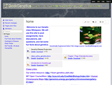 Tablet Screenshot of dockgenetics.wikispaces.com