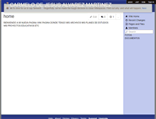Tablet Screenshot of carmeloalvarez.wikispaces.com