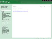 Tablet Screenshot of ibhistoryc.wikispaces.com