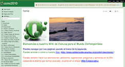 Desktop Screenshot of ccmc2010.wikispaces.com