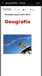 Mobile Screenshot of geografia3a.wikispaces.com