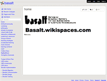 Tablet Screenshot of basalt.wikispaces.com