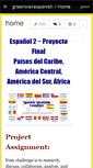 Mobile Screenshot of greenwavespanish.wikispaces.com