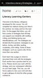 Mobile Screenshot of interdiscliteracystrategies.wikispaces.com