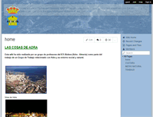 Tablet Screenshot of lascosasdeadra.wikispaces.com
