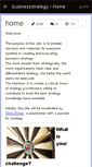Mobile Screenshot of businessstrategy.wikispaces.com