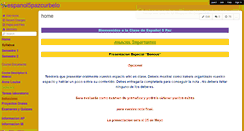 Desktop Screenshot of espanol5pazcurbelo.wikispaces.com