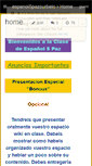 Mobile Screenshot of espanol5pazcurbelo.wikispaces.com