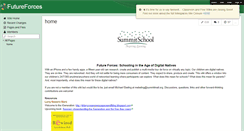 Desktop Screenshot of futureforces.wikispaces.com