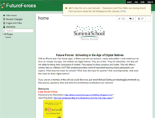 Tablet Screenshot of futureforces.wikispaces.com