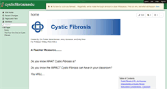 Desktop Screenshot of cysticfibrosisedu.wikispaces.com