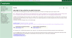 Desktop Screenshot of acphysics.wikispaces.com
