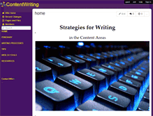 Tablet Screenshot of contentwriting.wikispaces.com