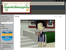 Tablet Screenshot of celebr8uandmedigitally.wikispaces.com