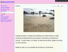 Tablet Screenshot of leeryescribir.wikispaces.com