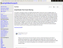 Tablet Screenshot of amphitechcoach.wikispaces.com