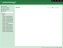 Tablet Screenshot of jwilsonbiology1.wikispaces.com