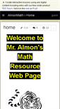 Mobile Screenshot of almonmath.wikispaces.com
