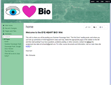 Tablet Screenshot of eyeheartbio.wikispaces.com