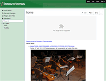 Tablet Screenshot of innovartemus.wikispaces.com