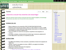 Tablet Screenshot of didactica-uned.wikispaces.com